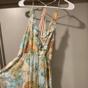 Paisley maxi dress